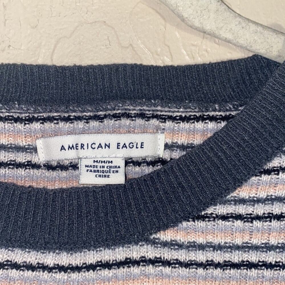 American eagle ribbed striped long sleeve shirt - Picture 3 of 6